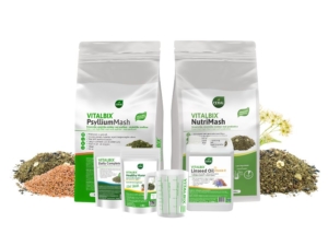 Combipakket NutriMash 7,5 kg, PsylliumMash & Linseed Oil 2L